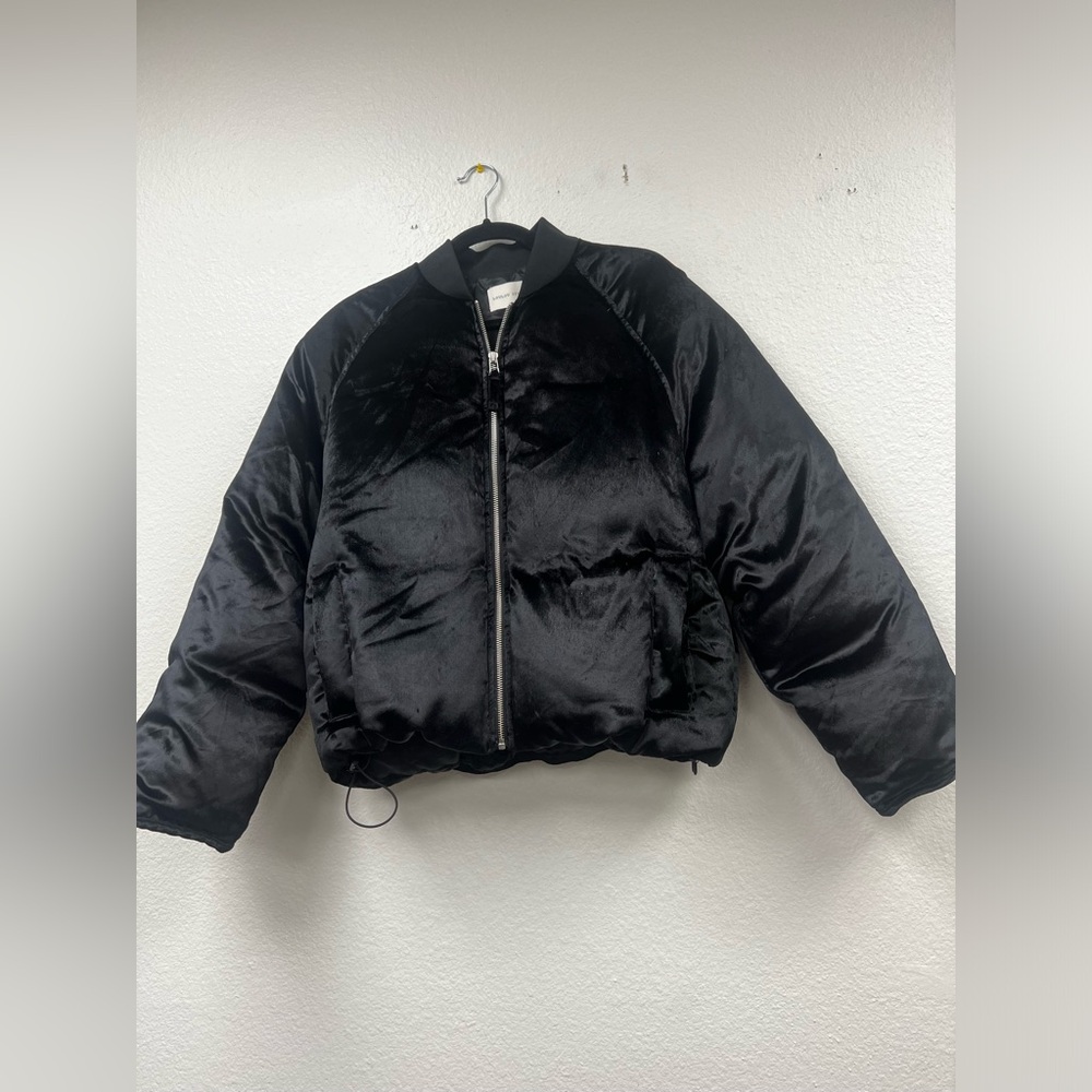 LOULOU STUDIO Lafu oversized velvet bomber jacket - Picture 3 of 6